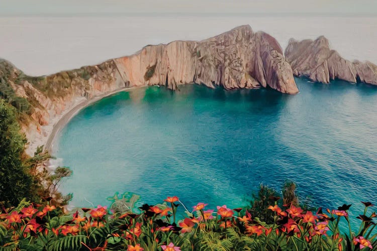 Lagoon In The Indian Ocean