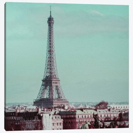 Vintage Paris Canvas Print #IVG205} by Ievgeniia Bidiuk Canvas Print