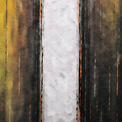 Vertical Abstraction Of Three Stripe by Ievgeniia Bidiuk canvas print