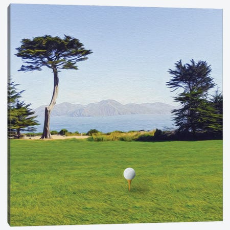 Golf Course San Francisco Canvas Print #IVG218} by Ievgeniia Bidiuk Canvas Print