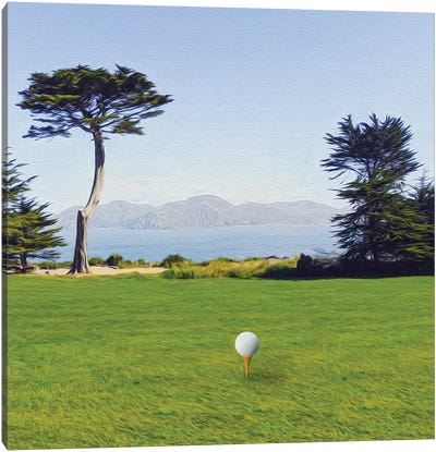 Golf Course San Francisco Canvas Art Print - Golf Course Art