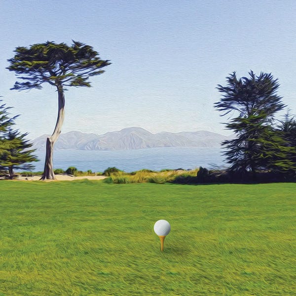 Ievgeniia Bidiuk: Golf Course San Francisco by Ievgeniia Bidiuk