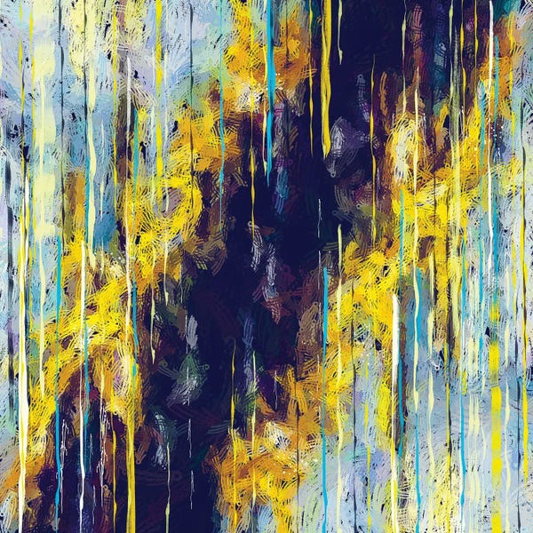 Ievgeniia Bidiuk: Abstraction In Yellow by Ievgeniia Bidiuk