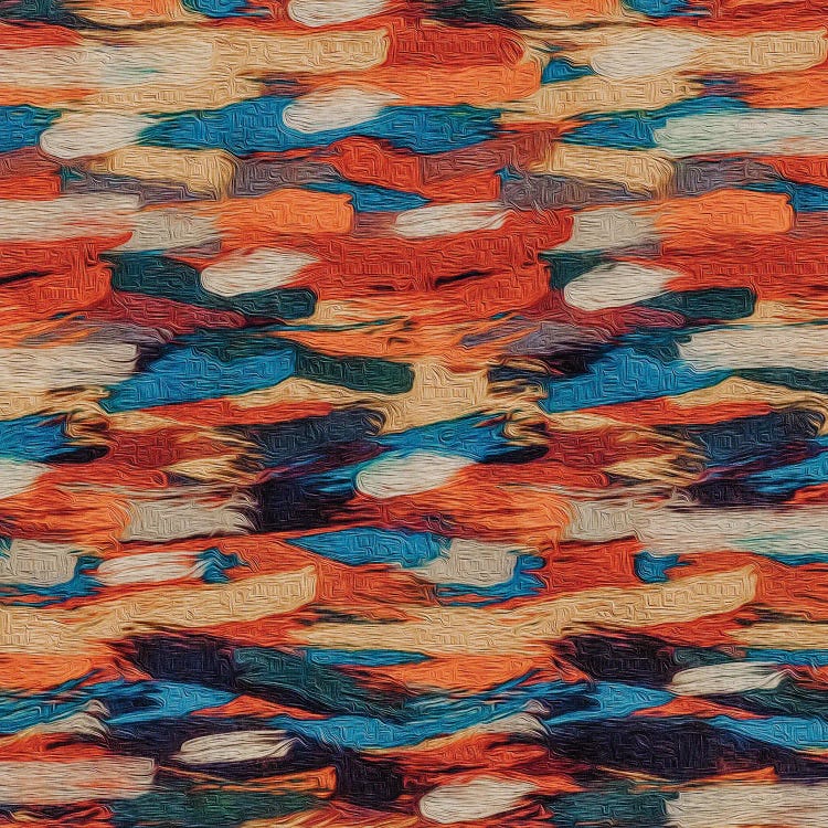 Horizontal Brush Strokes by Ievgeniia Bidiuk wall art
