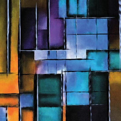 Geometric Abstraction by Ievgeniia Bidiuk framed wall art