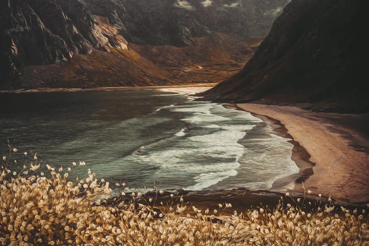 Seashore On A Rocky Island