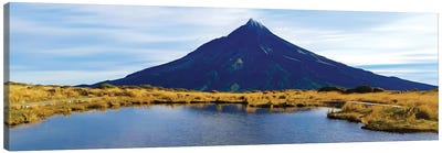 Taranaki Is A Volcano In New Zealand Canvas Art Print - Volcano Art
