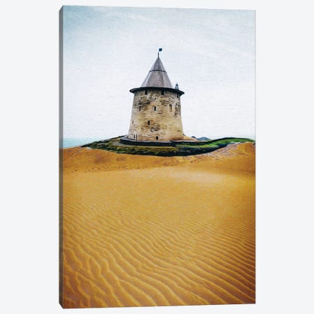 Castle Tower In The Desert Canvas Print #IVG299} by Ievgeniia Bidiuk Canvas Print