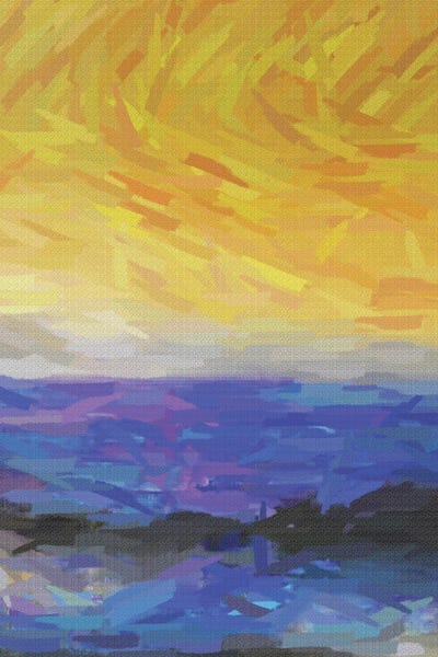 Fire & Ice: Pastels In Blue And Yellow by Ievgeniia Bidiuk