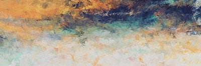 Pastel Oil Abstraction by Ievgeniia Bidiuk canvas print