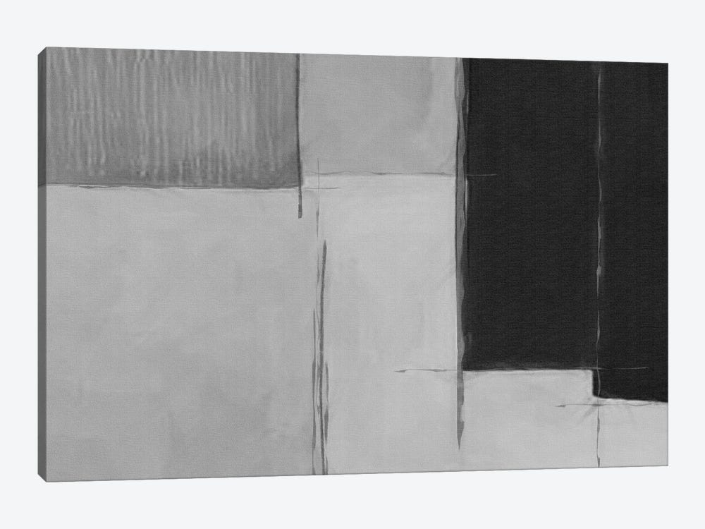 Black And White Abstraction by Ievgeniia Bidiuk 1-piece Canvas Art Print