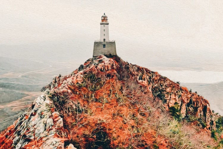 Tower With A Lighthouse by Ievgeniia Bidiuk wall art