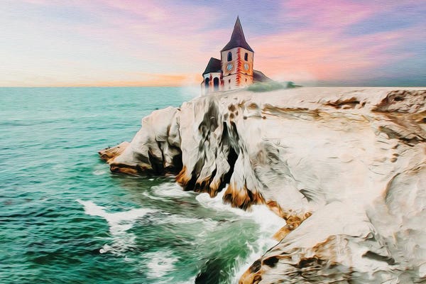 Castles & Palaces: Small Castle On The Edge Of A Cliff by Ievgeniia Bidiuk