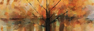 Wood Abstraction In Pastel Colors by Ievgeniia Bidiuk canvas print