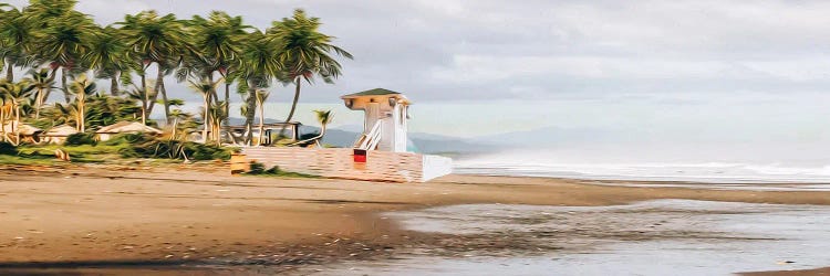 Lifeguard Tower On A Tropical Beach