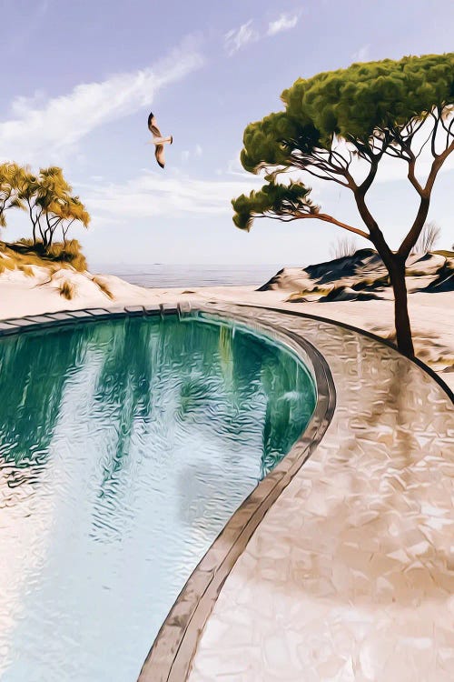 Pool Overlooking The Ocean