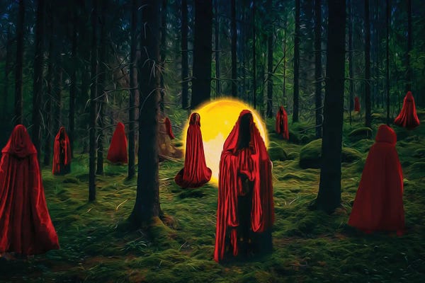 Ievgeniia Bidiuk: The Keepers Of The Forest And The Fireball by Ievgeniia Bidiuk