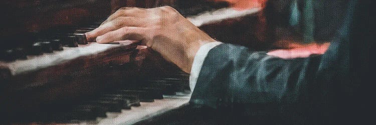 The Hand On The Keys Of The Piano