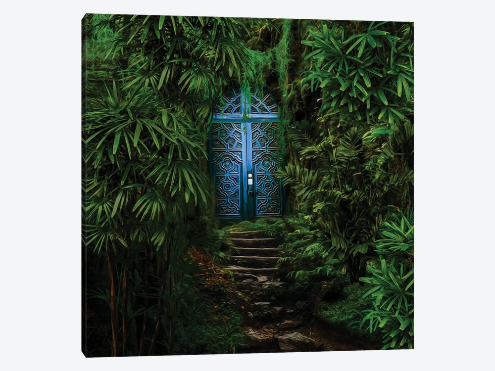 A Secret Door In The Rainforest by Ievgeniia Bidiuk 1-piece Canvas Print