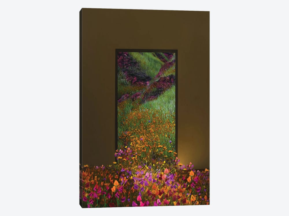 Living Picture With Flowers by Ievgeniia Bidiuk 1-piece Canvas Wall Art
