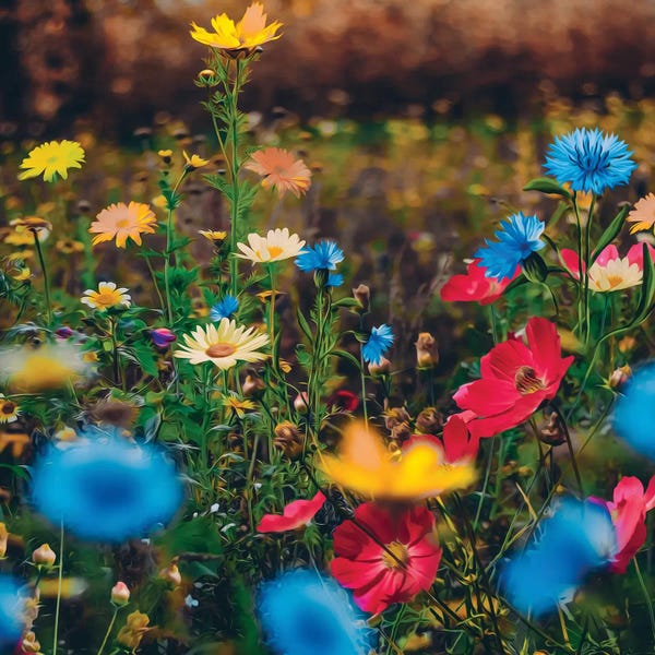Ievgeniia Bidiuk: Wildflowers by Ievgeniia Bidiuk