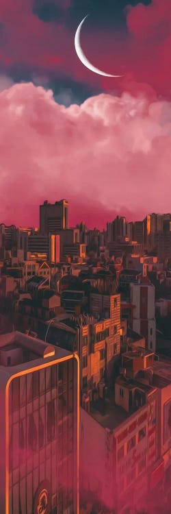 A City In Pink Clouds