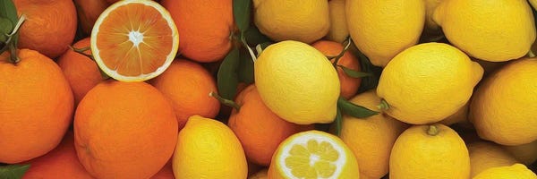 Oranges: Oranges And Lemons by Ievgeniia Bidiuk