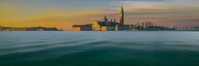 A City On The Horizon by Ievgeniia Bidiuk acrylic art print