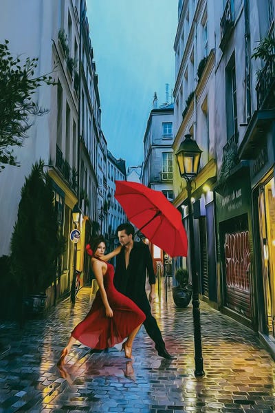 Ievgeniia Bidiuk: Tango In The Rain by Ievgeniia Bidiuk