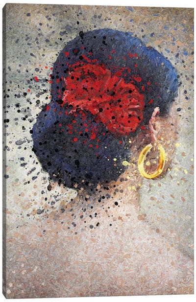 Gypsy Canvas Art Print - Flamenco Art
