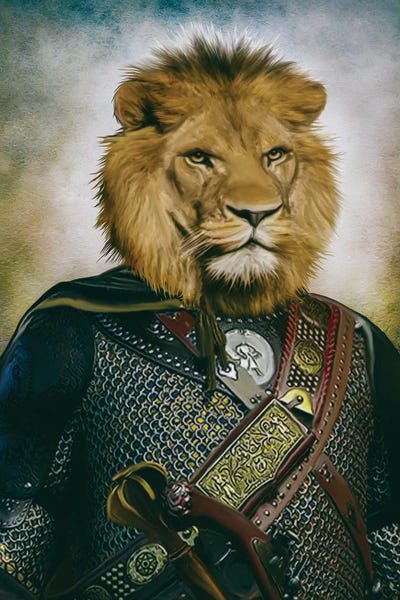 Ievgeniia Bidiuk: A Lion Dressed As A Ukrainian Hitman by Ievgeniia Bidiuk