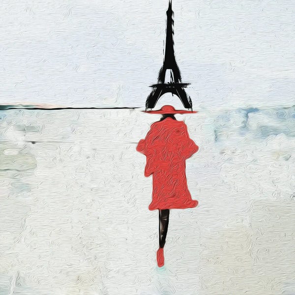 Women's Coats & Jackets: Women In Red by Ievgeniia Bidiuk