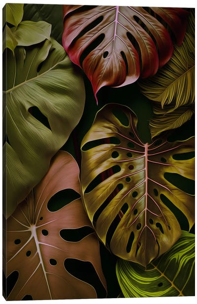 Autumn Monster. Canvas Art Print - Ievgeniia Bidiuk