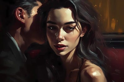 They're In Love. by Ievgeniia Bidiuk acrylic art print