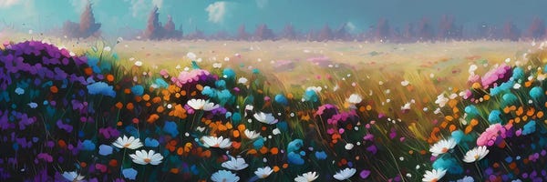 Ievgeniia Bidiuk: Wild Flowers. by Ievgeniia Bidiuk