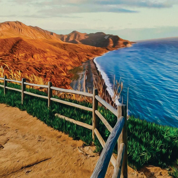 Observation Deck On The Cliff