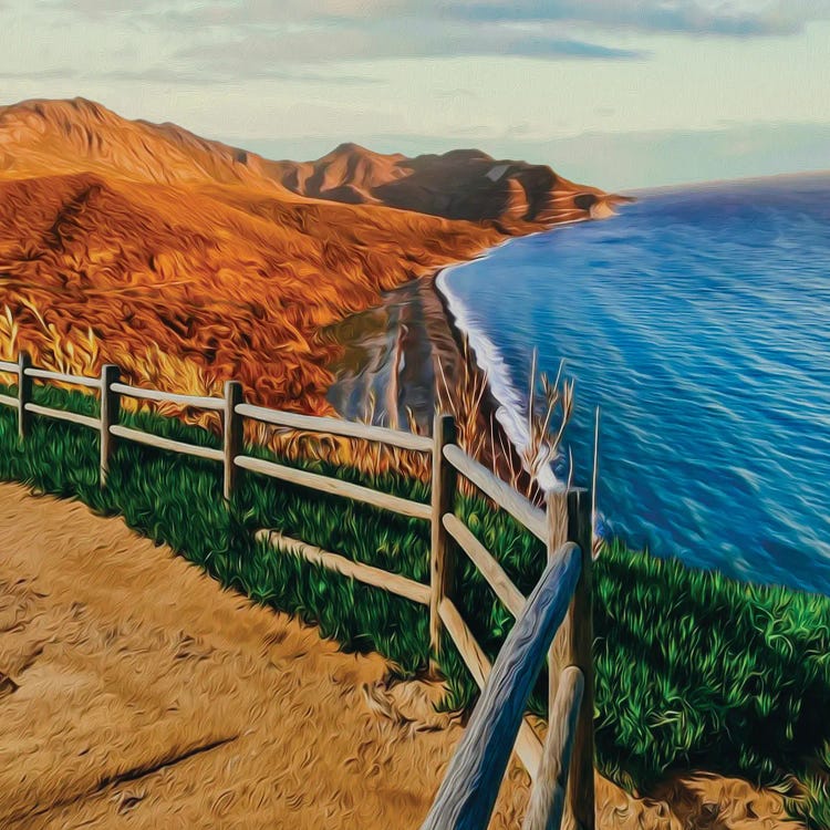Observation Deck On The Cliff by Ievgeniia Bidiuk wall art