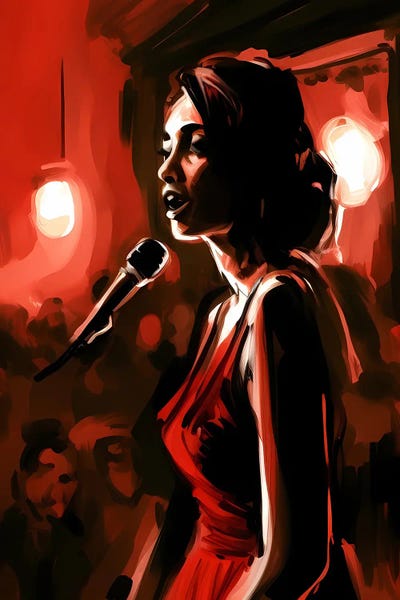 Jazz: She Was A Jazz Singer. by Ievgeniia Bidiuk