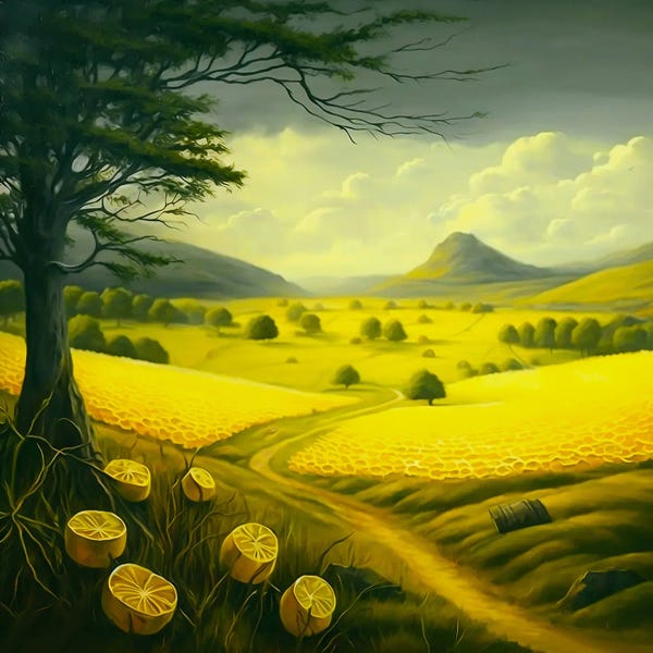 Lemons & Limes: Fabulous Lemon Fields. by Ievgeniia Bidiuk