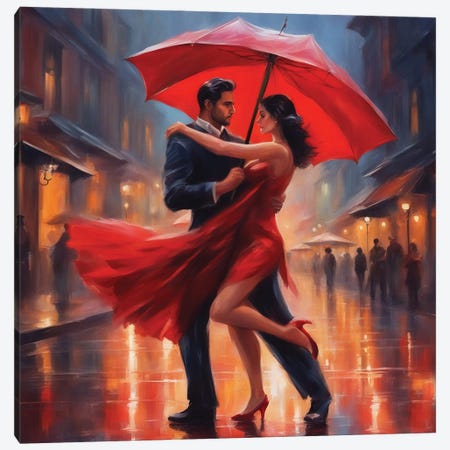 Argentine Tango Canvas Print #IVG907} by Ievgeniia Bidiuk Canvas Art