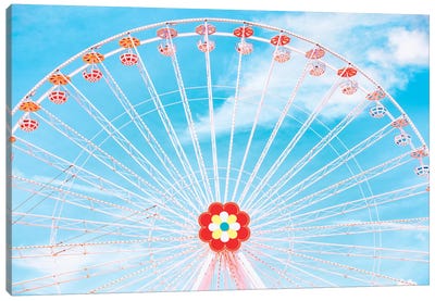 Wheel I Canvas Art Print - Ferris Wheels