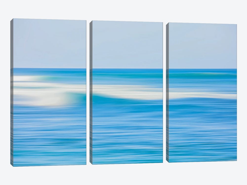 Blue Seascape II by Igor Vitomirov 3-piece Canvas Print