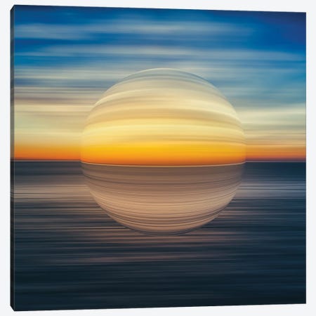 Sphere Sunset Canvas Print #IVI94} by Igor Vitomirov Canvas Art