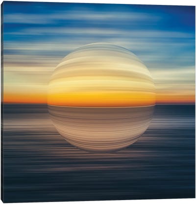 Sphere Sunset Canvas Art Print - Igor Vitomirov