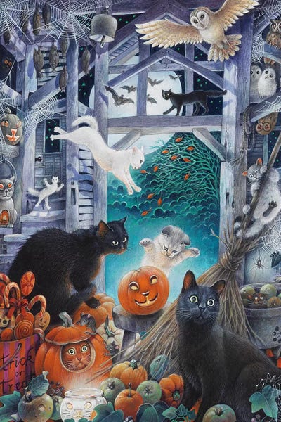 Black Cats: Halloween With Lesley's Cats by Ivory Cats