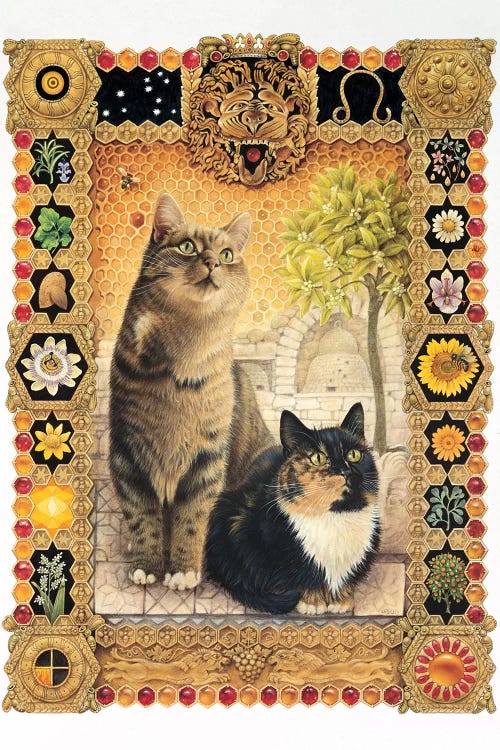 Leo - Octopussy And Motley by Ivory Cats wall art
