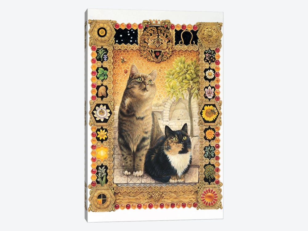 Leo - Octopussy And Motley by Ivory Cats 1-piece Canvas Print