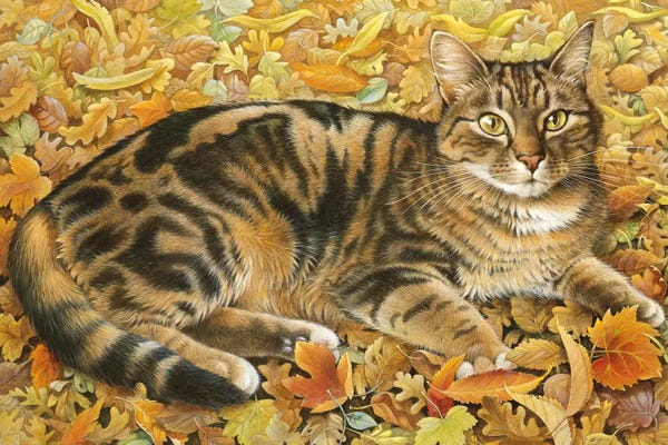 Octopussy In Autumn Leaves
