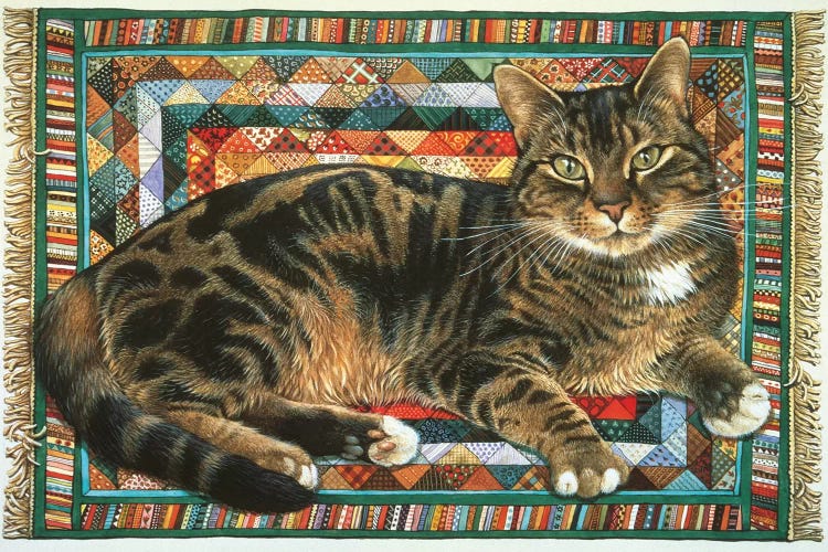Octopussy On Triangles by Ivory Cats wall art
