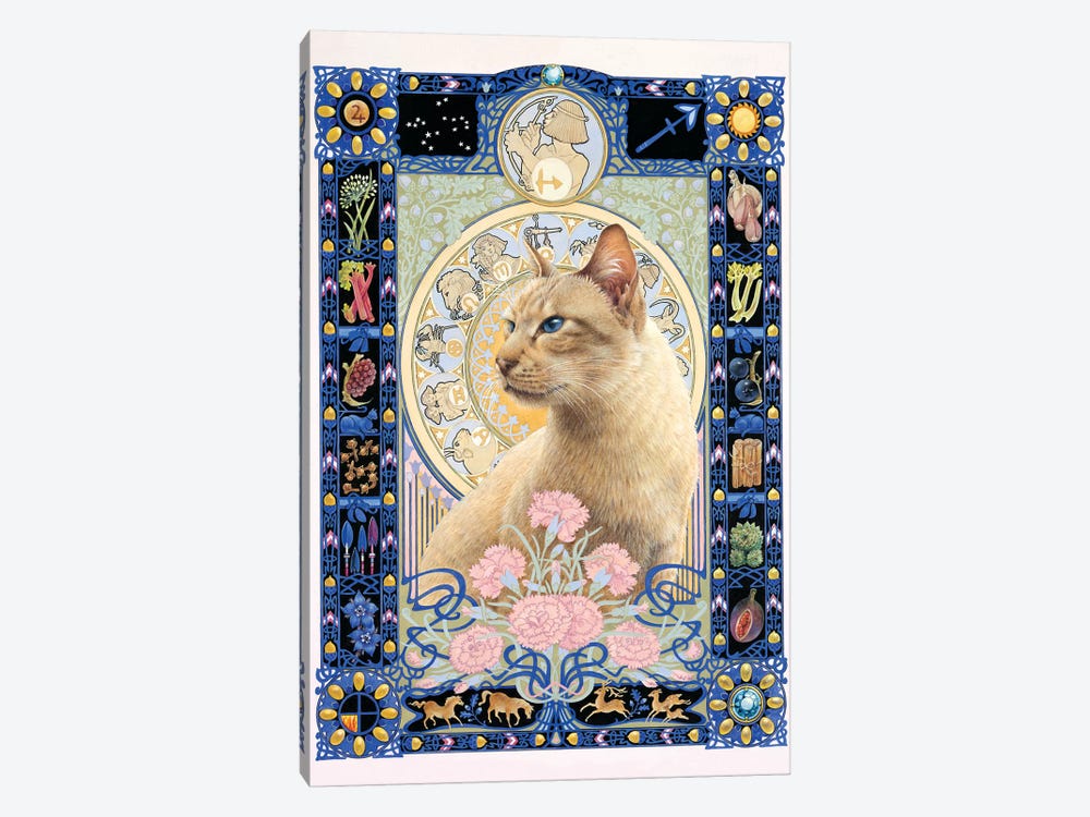 Sagittarius - Ra-Ra by Ivory Cats 1-piece Canvas Art